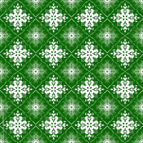 green pattern