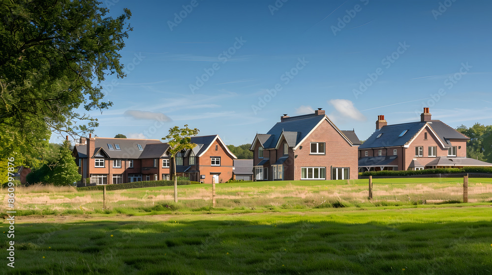 Large executive new build house on an exclusive development in the English countryside : Generative AI Large executive new build house on an exclusive development in the English countryside : Generative AI