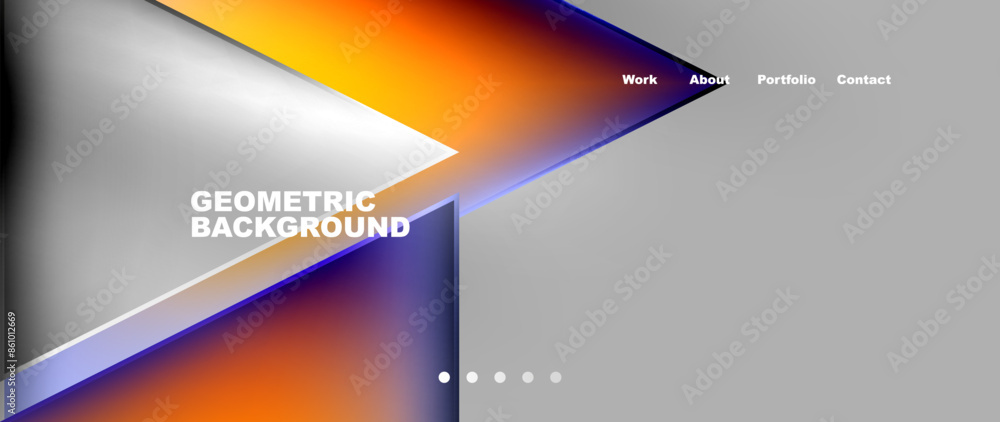 Gradient triangle geometric minimal wallpaper Gradient triangle geometric minimal wallpaper