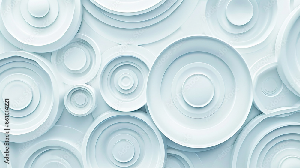 abstract white circle 3d background. white background. abstract white circle 3d background. white background.