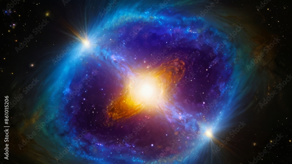 Beautiful nebulae and stars in the night sky. Supernova background wallpaper Beautiful nebulae and stars in the night sky. Supernova background wallpaper