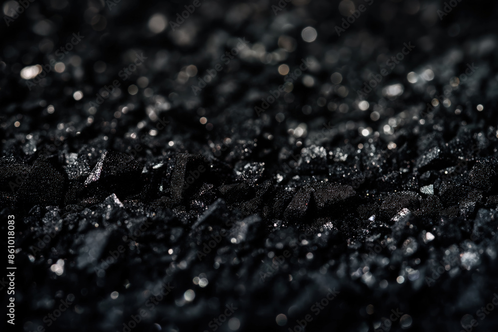 Natural black coal background forming abstract pattern Natural black coal background forming abstract pattern