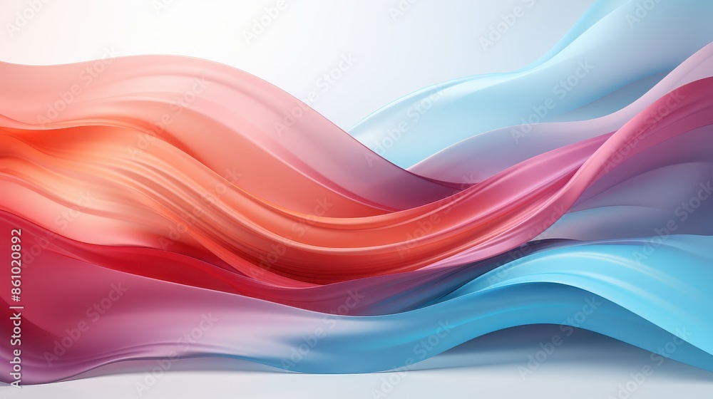Abstract Colorful Swirling Waves Abstract Colorful Swirling Waves