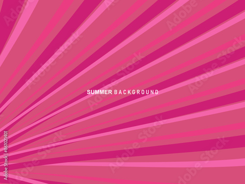 Unique artistic summer card with multicolored background, shapes and geometric elements in memphis style. Abstract design card perfect for prints, flyers, banners, invitations, charters, etc.