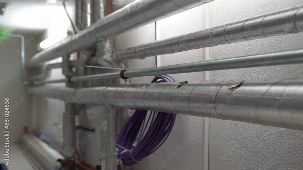 pipes down under the house in the basement pipes down under the house in the basement