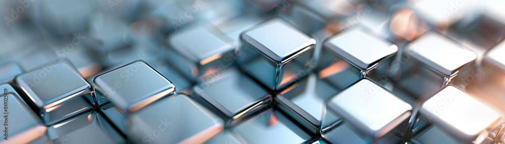 Abstract metallic cubes forming a geometric pattern. Modern and futuristic design perfect for technology, innovation, and digital themes. Abstract metallic cubes forming a geometric pattern. Modern and futuristic design perfect for technology, innovation, and digital themes.