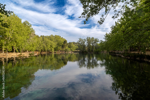 View of the Anna lagoon. A truly paradise place. Valencia, Spain.
