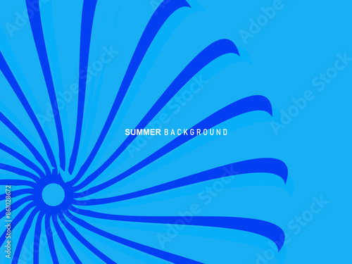 Unique artistic summer card with multicolored background, shapes and geometric elements in memphis style. Abstract design card perfect for prints, flyers, banners, invitations, charters, etc.