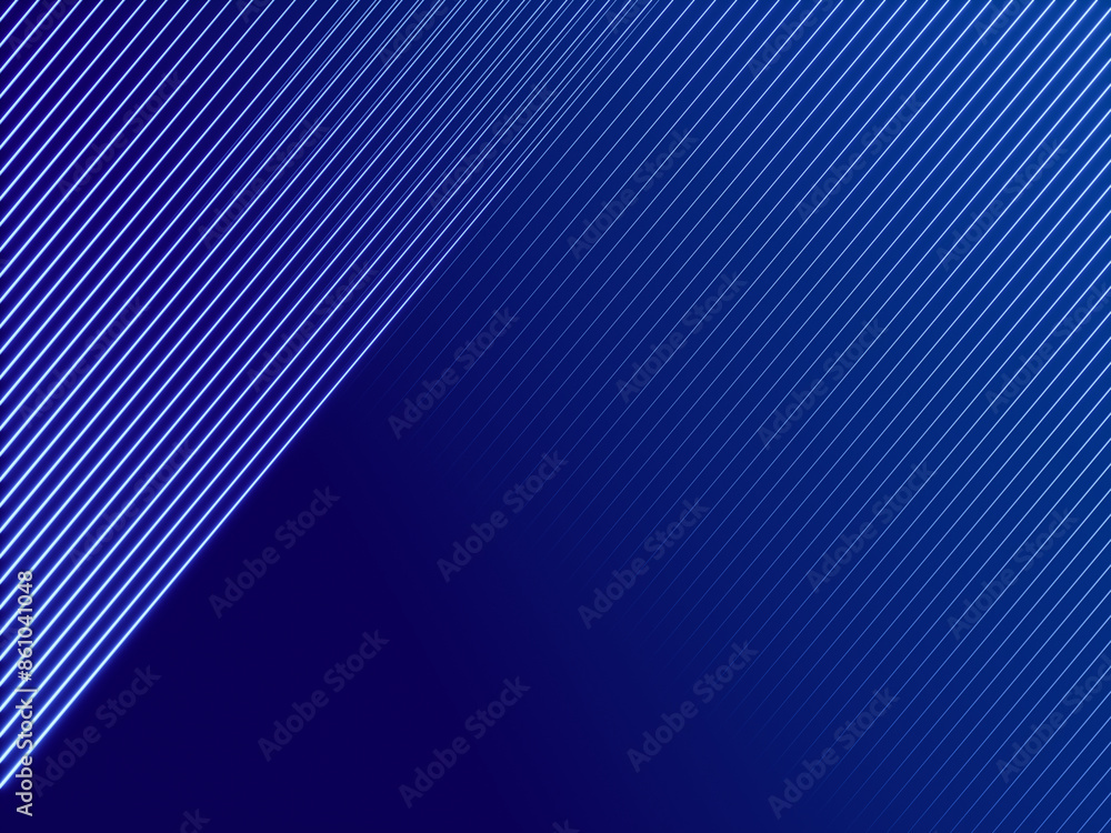 Glowing blue line with gradient blue background Glowing blue line with gradient blue background
