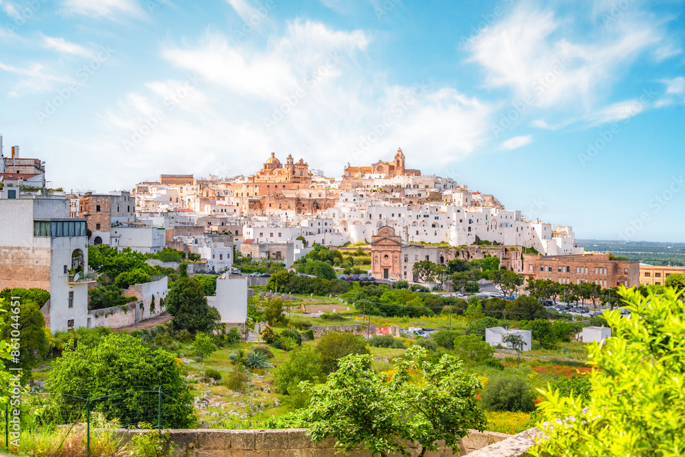Ostuni white town skyline, Brindisi, Apulia Italy. Europe. Ostuni white town skyline, Brindisi, Apulia Italy. Europe.