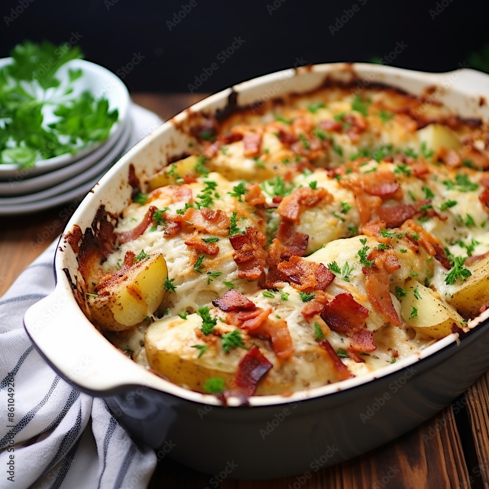 Ranch Chicken Potato Bake with Bacon Ranch Chicken Potato Bake with Bacon