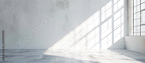 Empty Room With Shadow On W...