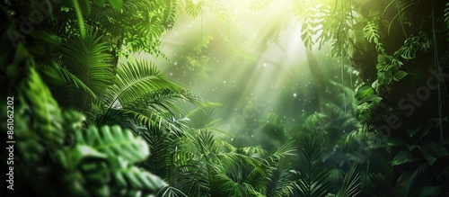 Asian tropical rainforest. ...