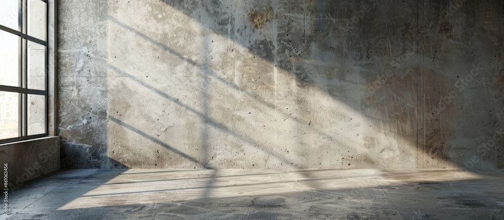 Loft-style concrete wall. with copy space image. Place for adding text or design Loft-style concrete wall. with copy space image. Place for adding text or design