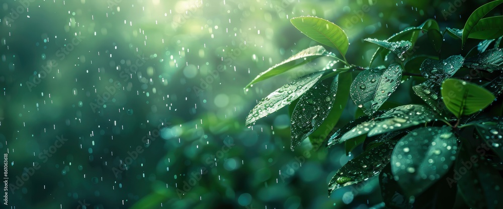A Rain Drops Background Creating A Serene And Calming Ambiance A Rain Drops Background Creating A Serene And Calming Ambiance