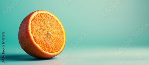 nice fresh orange isolated ...