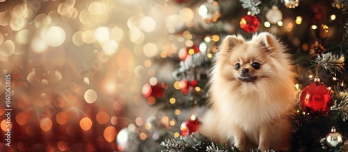 Pomeranian Christmas Sparkl...