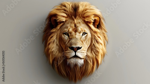lion head vector Illustration.