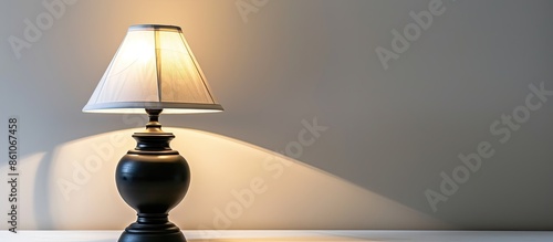 black vintage table lamp fo...