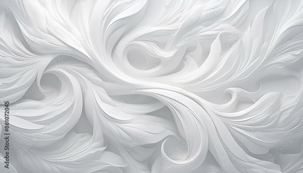 Obraz premium white silk fabric