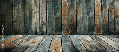 Old wooden floor for graphi...
