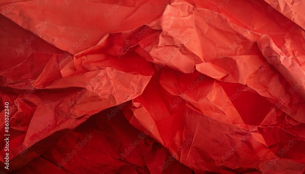 crumpled red paper texture background crumpled red paper texture background
