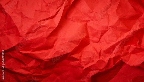 Wallpaper Mural crumpled red paper texture background Torontodigital.ca