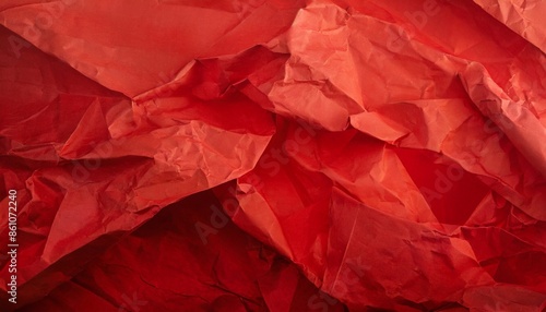 Wallpaper Mural crumpled red paper texture background Torontodigital.ca