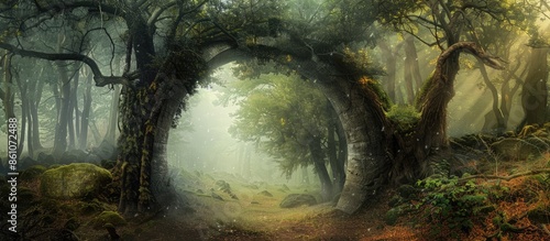 into the deep woods, atmosp...