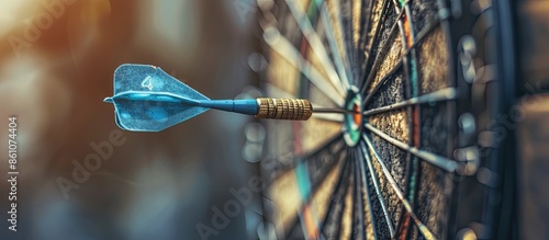 Success hitting target aim ...