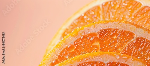 Water drops on ripe sweet o...