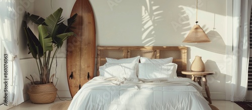 Comfortable bed with soft l...