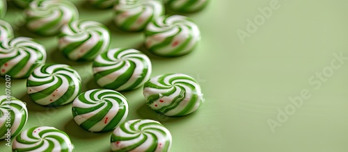 Green swirl peppermint cand...