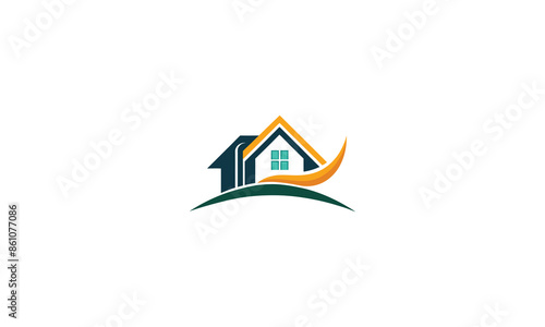 Building, Real Estate, and Property logo design