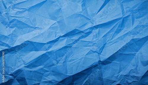 Wallpaper Mural crumpled blue paper texture background Torontodigital.ca