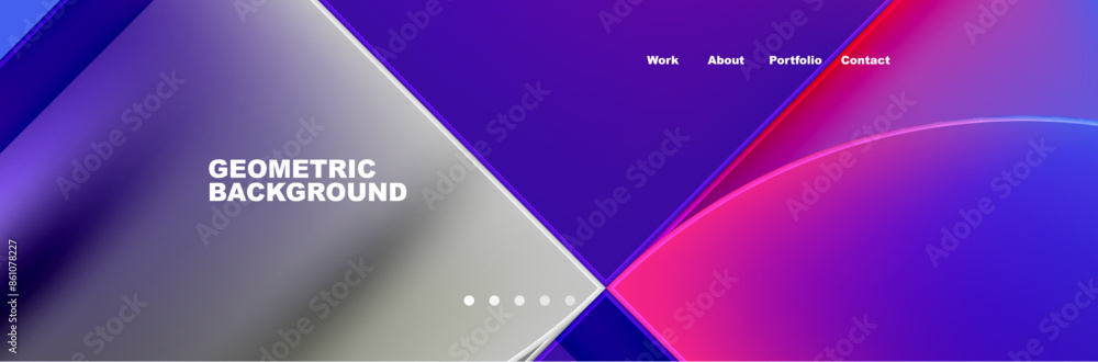 Circle triangle geometric web site page template. Vector Illustration For Wallpaper, Banner, Background, Card, Book Illustration, landing page Circle triangle geometric web site page template. Vector Illustration For Wallpaper, Banner, Background, Card, Book Illustration, landing page
