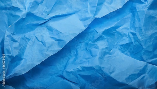 Wallpaper Mural crumpled blue paper texture background Torontodigital.ca