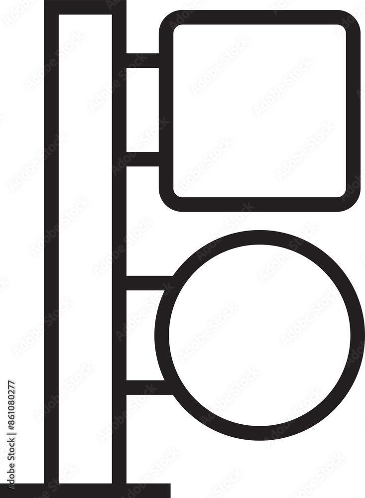 Signage and Guidepost Icon Signage and Guidepost Icon
