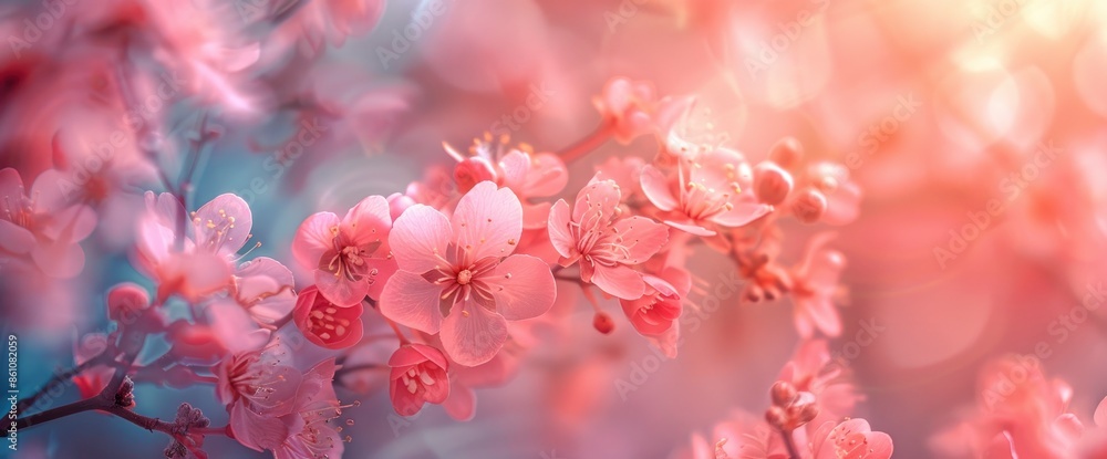 Abstract Spring Background, Creating A Dreamy And Vibrant Representation Of The Season Abstract Spring Background, Creating A Dreamy And Vibrant Representation Of The Season