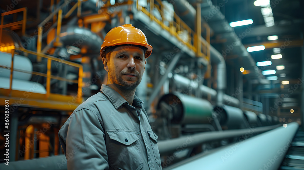 Worker in the pulp and paper plant background working conditions . Concept Pulp and Paper Industry, Worker Conditions, Factory Environment, Industrial Safety, Production Processes Worker in the pulp and paper plant background working conditions . Concept Pulp and Paper Industry, Worker Conditions, Factory Environment, Industrial Safety, Production Processes