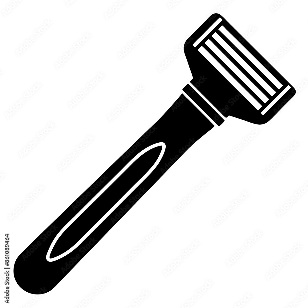 Electric razor vector icon silhouette illustration. Electric razor vector icon silhouette illustration.