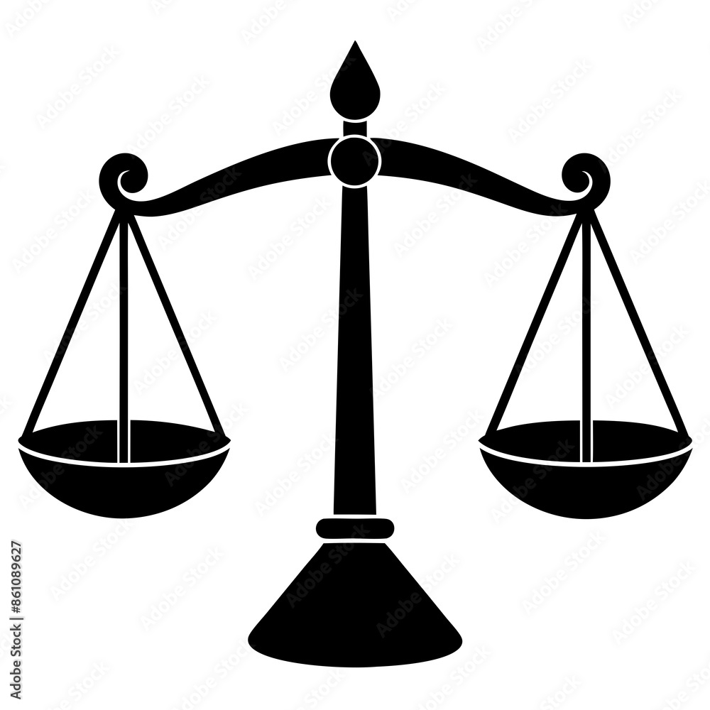 scale black silhouette icon vector art illustration. scale black silhouette icon vector art illustration.