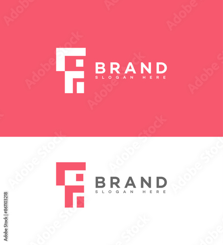 FI, IF Letter Logo Identity Sign Symbol Template