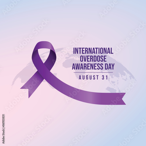 vector graphic of International Overdose Awareness Day ideal for International Overdose Awareness Day celebration.