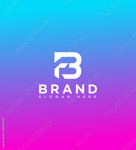 FB, BF Letter Logo Identity Sign Symbol Template