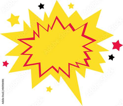 Cartoon Effect Shape Element