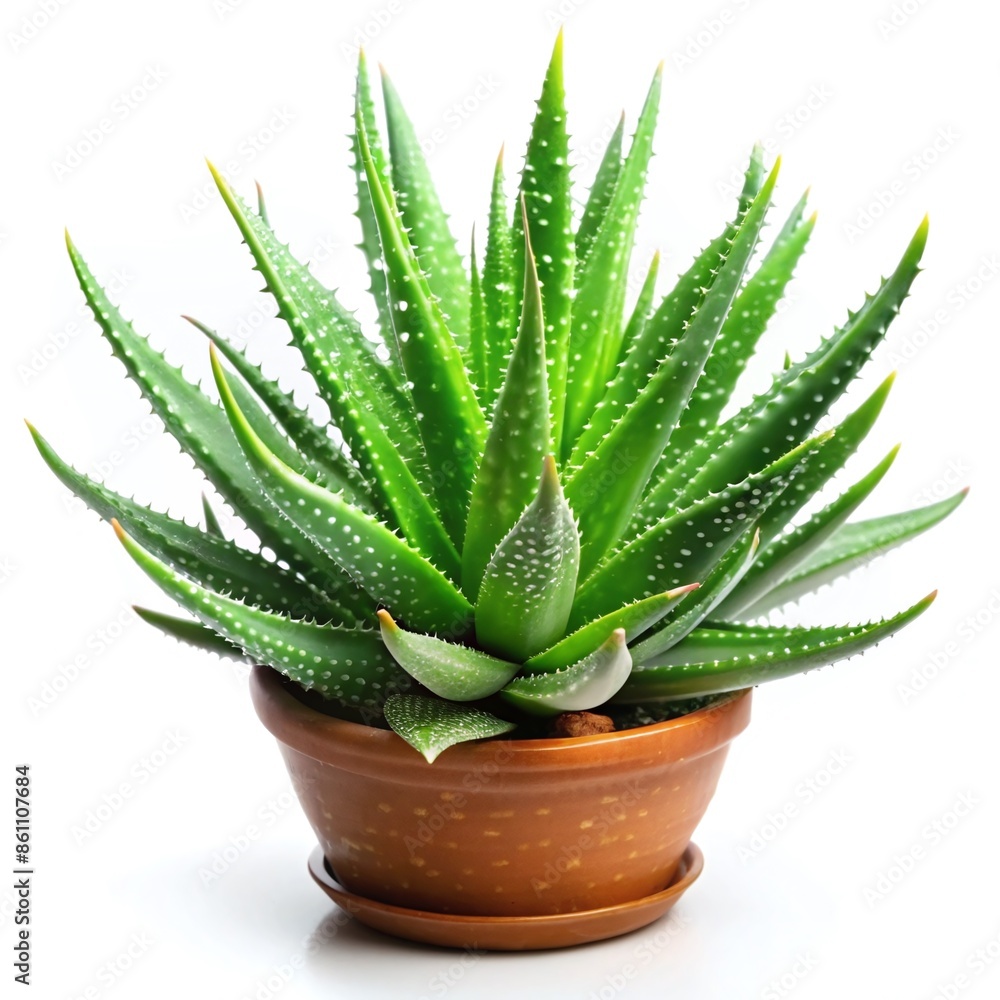 Fresh Green Aloe Vera Plant in Pot for Natural Decor Fresh Green Aloe Vera Plant in Pot for Natural Decor