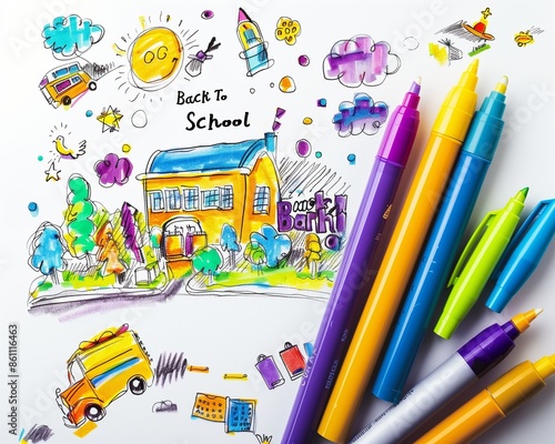 Clear white background featuring 