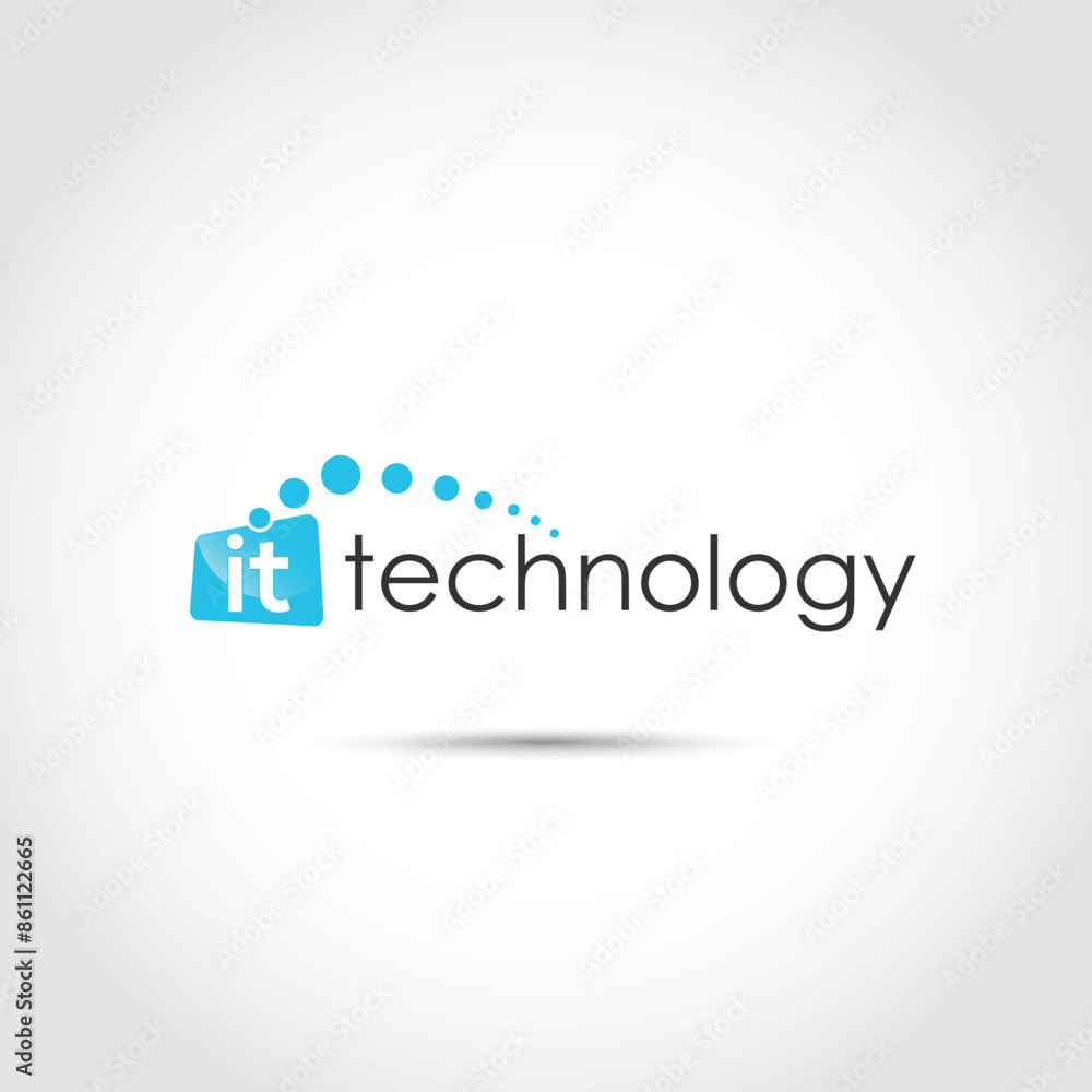 IT Technology Logo Design. Vector Illustrator IT Technology Logo Design. Vector Illustrator