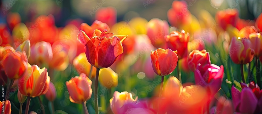 Tulip. Copy space image. Place for adding text and design Tulip. Copy space image. Place for adding text and design